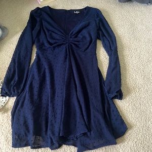 LULUS NAVY DRESS